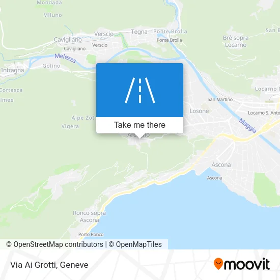 Via Ai Grotti map