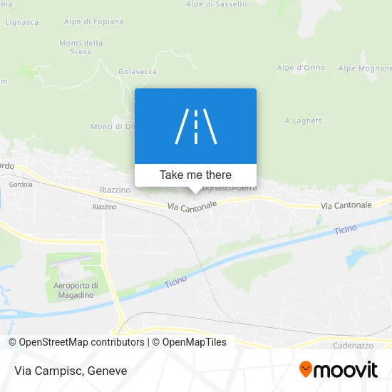 Via Campisc map