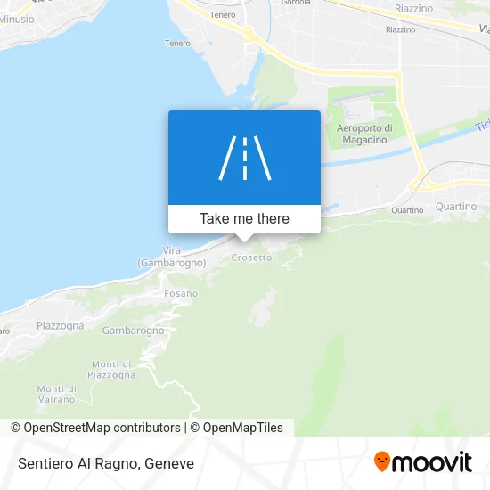 Sentiero Al Ragno map