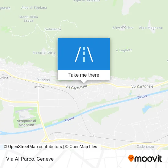 Via Al Parco map