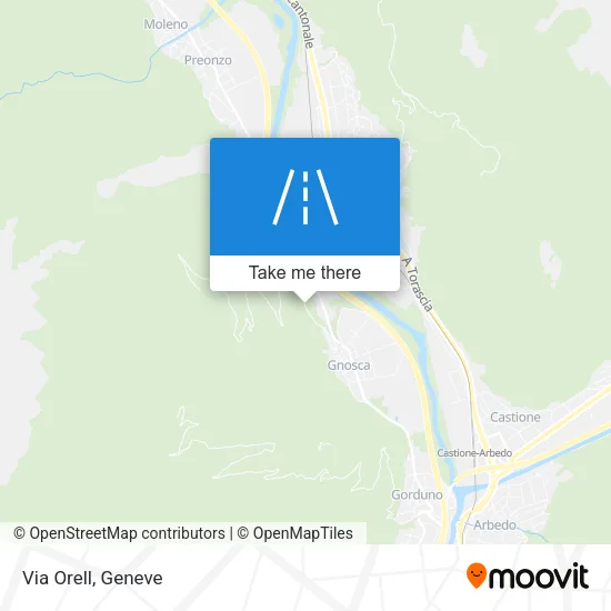 Via Orell map