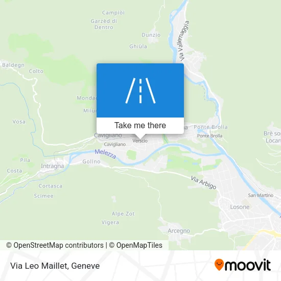 Via Leo Maillet map