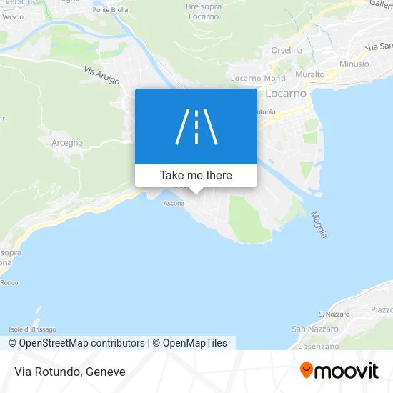 Via Rotundo map