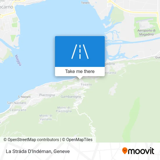 La Stráda D'Indéman map