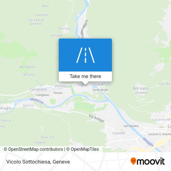 Vicolo Sottochiesa map