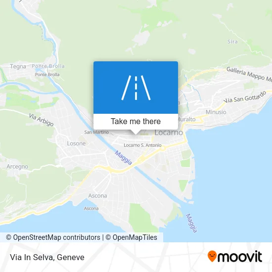 Via In Selva map