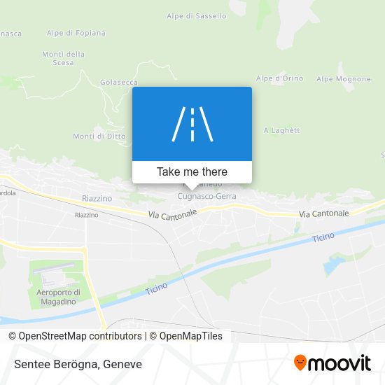 Sentee Berögna map