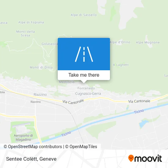 Sentee Colètt map