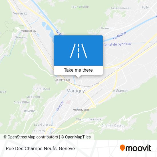 Rue Des Champs Neufs map