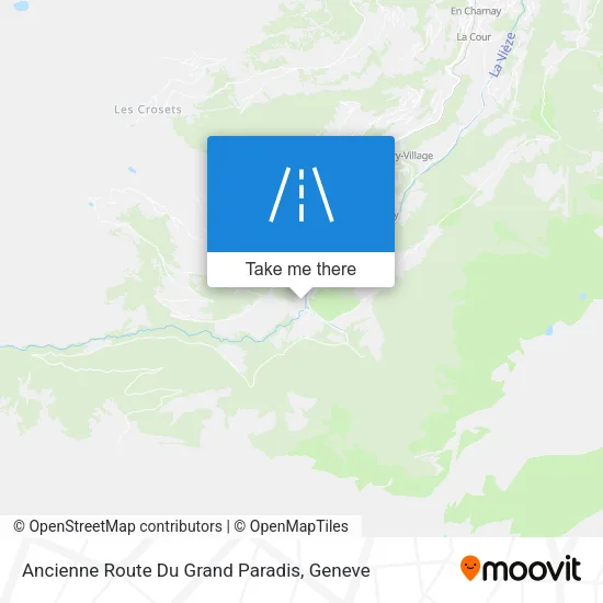 Ancienne Route Du Grand Paradis map