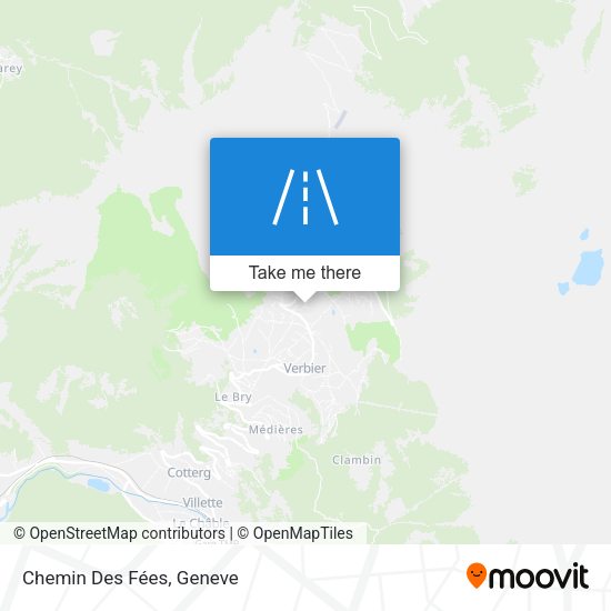 Chemin Des Fées map