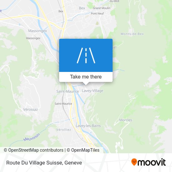 Route Du Village Suisse map