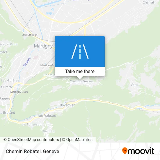 Chemin Robatel map