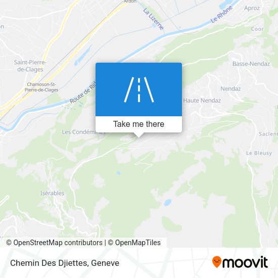 Chemin Des Djiettes map