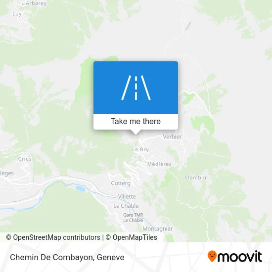 Chemin De Combayon map