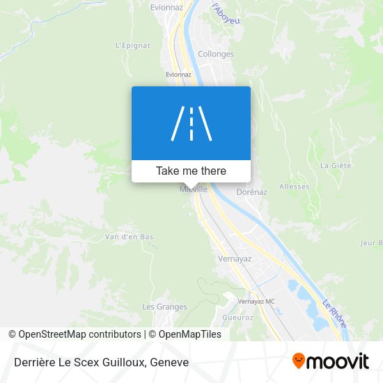 Derrière Le Scex Guilloux map