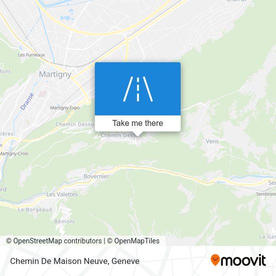 Chemin De Maison Neuve map