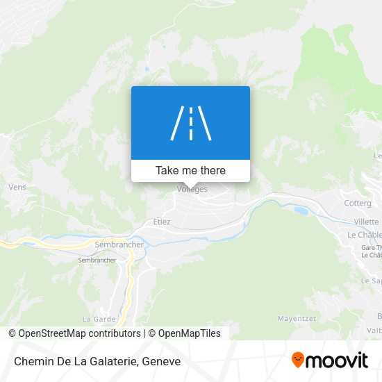 Chemin De La Galaterie map