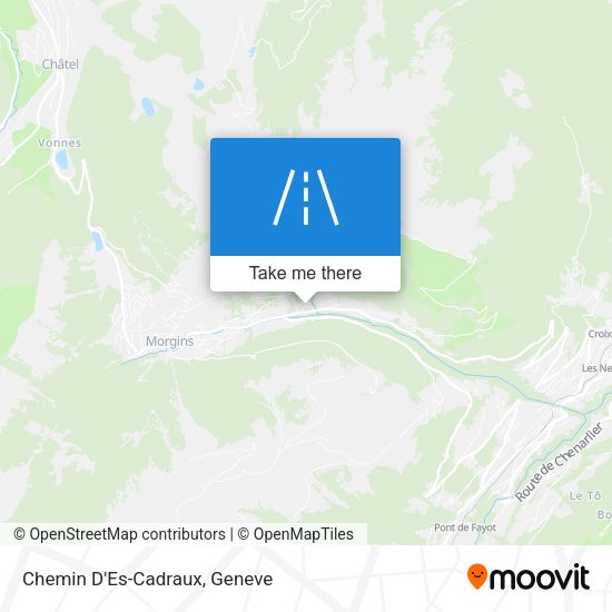 Chemin D'Es-Cadraux map