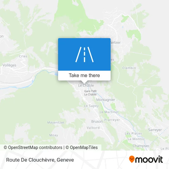 Route De Clouchèvre map