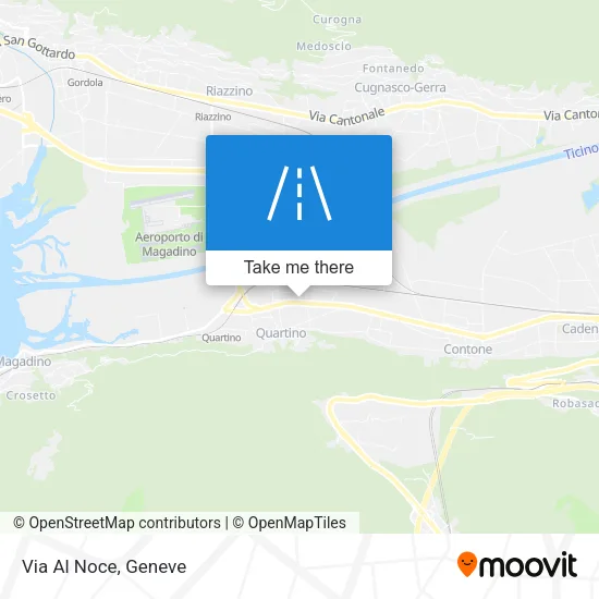 Via Al Noce map
