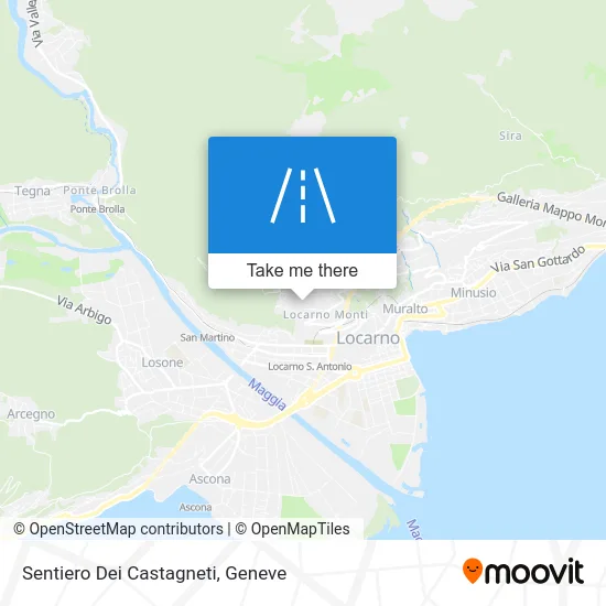 Sentiero Dei Castagneti map