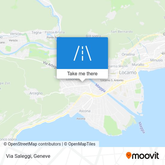 Via Saleggi map