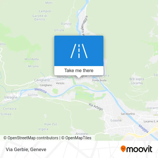 Via Gerbie map