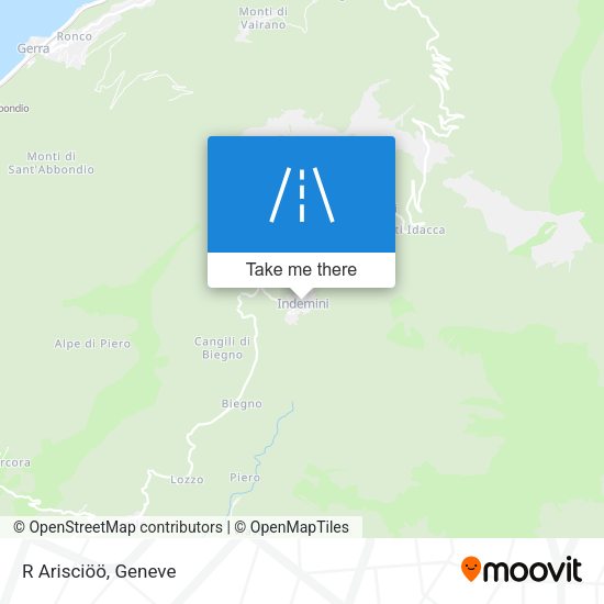 R Arisciöö map