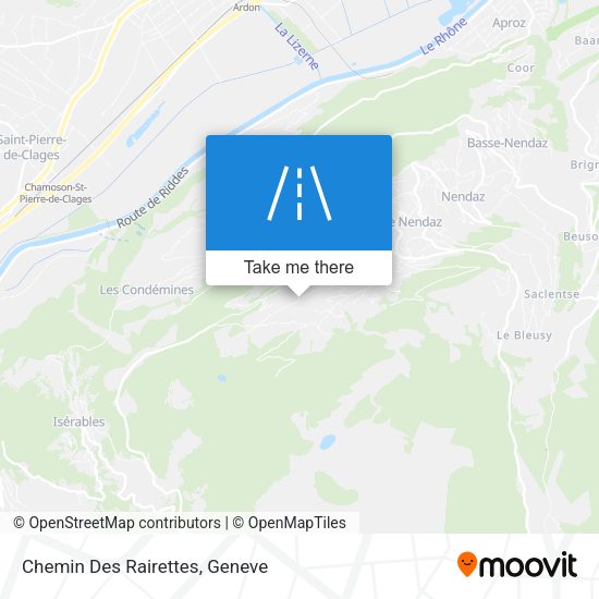 Chemin Des Rairettes map