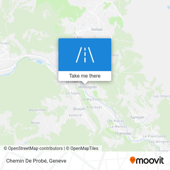 Chemin De Probé map
