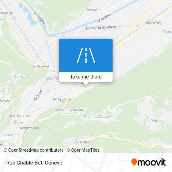 Rue Châble-Bet map