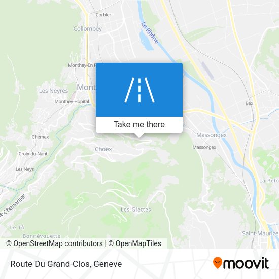 Route Du Grand-Clos map
