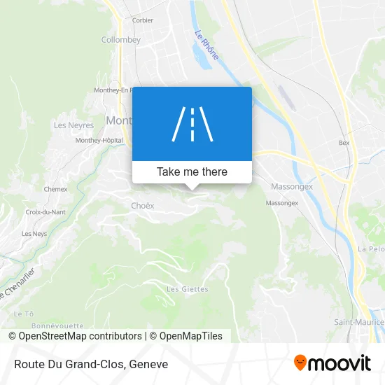 Route Du Grand-Clos map