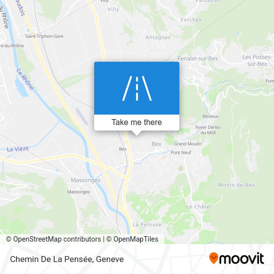 Chemin De La Pensée map