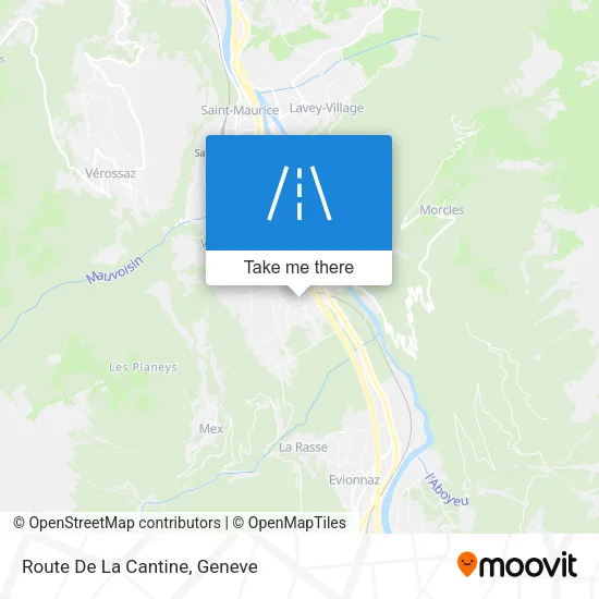 Route De La Cantine map