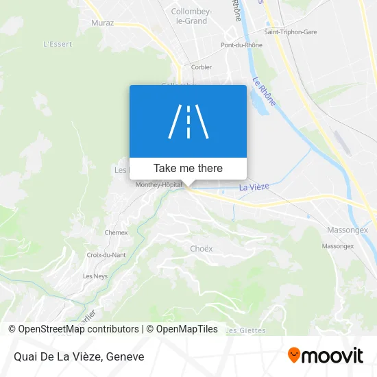 Quai De La Vièze map