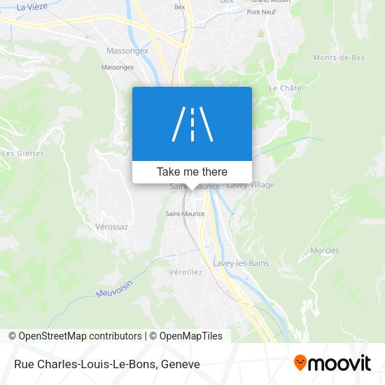 Rue Charles-Louis-Le-Bons map