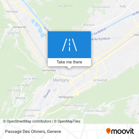 Passage Des Oliviers map