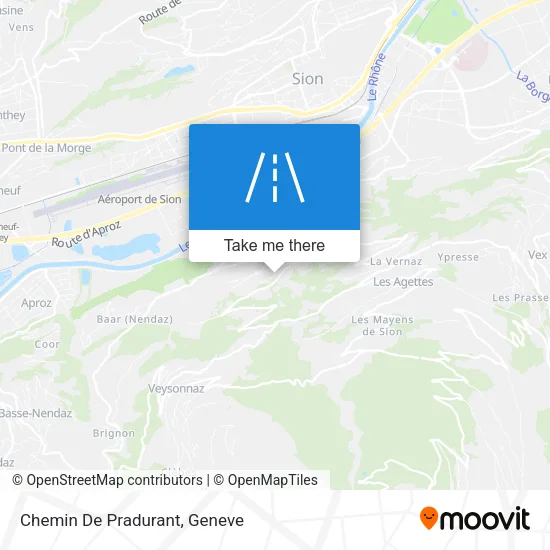Chemin De Pradurant map