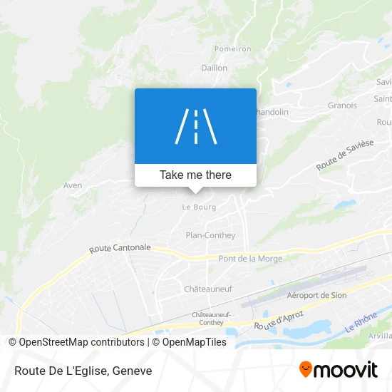 Route De L'Eglise map