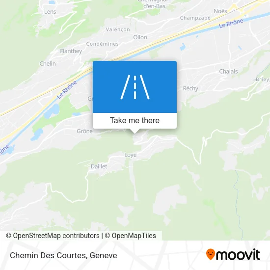 Chemin Des Courtes map