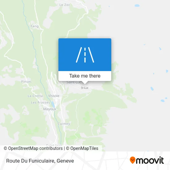Route Du Funiculaire map