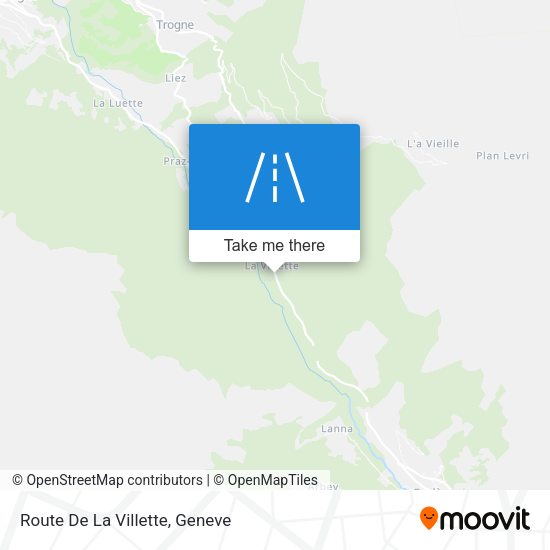 Route De La Villette map