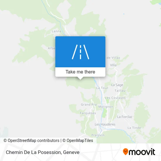 Chemin De La Posession map