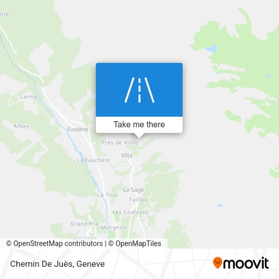 Chemin De Juès map