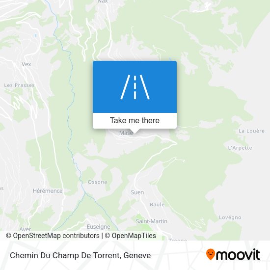Chemin Du Champ De Torrent map