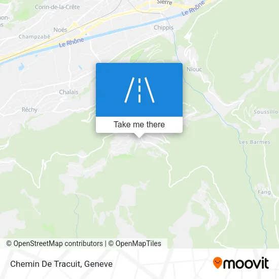 Chemin De Tracuit map