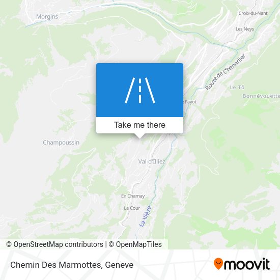Chemin Des Marmottes map