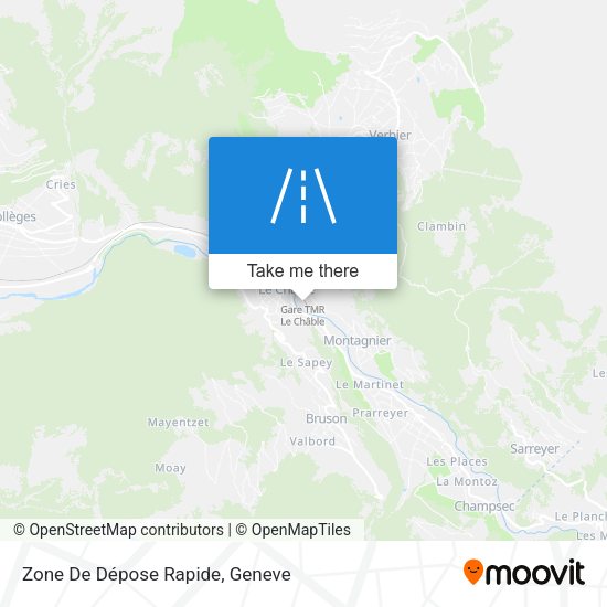 Zone De Dépose Rapide map